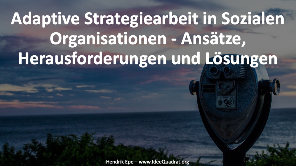 Adaptive Strategiearbeit